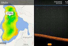 Gilužio ežero batimetriniai duomenys