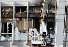 Gaisras Ukrainos televizijos &bdquo;Inter&ldquo; būstinėje