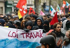 Prancūzijos darbo rinkos reformos įžiebė naujus protestus
