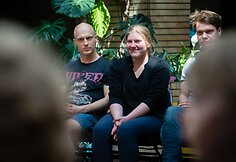 Aktoriai Laurynas Žakevičius, Kamilė Petru&scaron;kevičiūtė, Gediminas Rimeika