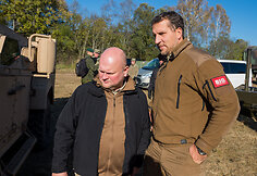 JAV kompanijos &scaron;arvuoto visureigio L-ATV galimybių demonstracija Gaižiūnų poligone