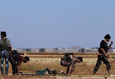 Turkijos remiami nuosaikūs sirų sukilėliai i&scaron;stūmė i&scaron; Dabiko miestelio &bdquo;Islamo valstybės&ldquo; kovotojus