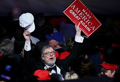 Amerikiečiai &scaron;venčia Donaldo Trumpo pergalę prezidento rinkimuose
