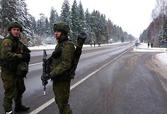 Policijos ir kariuomenės pratybos Telšiuose
