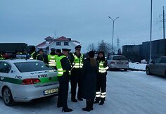 Policijos ir kariuomenės pratybos Telšiuose