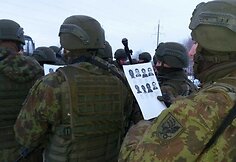 Policijos ir kariuomenės pratybos Telšiuose