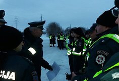 Policijos ir kariuomenės pratybos Telšiuose