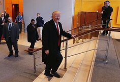 Donaldas Trumpas dienra&scaron;čio &bdquo;The New York Times&ldquo; redakcijoje