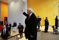 Donaldas Trumpas dienra&scaron;čio &bdquo;The New York Times&ldquo; redakcijoje