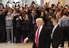 Donaldas Trumpas dienra&scaron;čio &bdquo;The New York Times&ldquo; redakcijoje