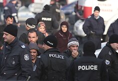 Bulgarijos pabėgėlių stovykloje migrantai susirėmė su policija