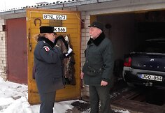 Panevėžio policija skyrė dėmesio garažų savininkams