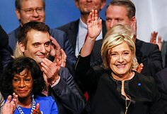 Marine Le Pen savaitgalį oficialiai pradėjo rinkimų kampaniją