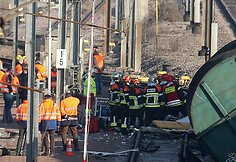 Liuksemburge antradienį susidūrė keleivinis ir krovininis traukiniai