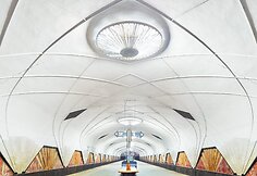 Įspūdingas Maskvos metro stoties interjeras