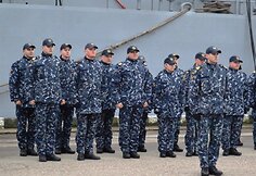 LK laivų apžiūros grupės išlydėjimo ceremonija į operacija „Sophia“