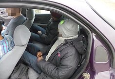 Sulaikyti nelegalūs migrantai