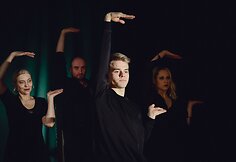 Vilniaus mažojo teatro aktoriai rengiasi spektaklio &bdquo;Fantazijus&ldquo; premjerai