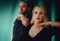 Vilniaus mažojo teatro aktoriai rengiasi spektaklio &bdquo;Fantazijus&ldquo; premjerai