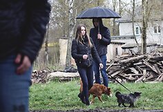 Kauno policininkai &scaron;unų prieglaudoje