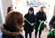 Kauno policininkai &scaron;unų prieglaudoje