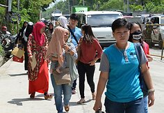 Tūkstančiai gyventojų sprunka i&scaron; pietinio Filipinų regiono