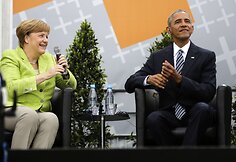 Merkel ir Obama surengė  vie&scaron;ą diskusiją Berlyne