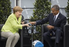 Merkel ir Obama surengė  vie&scaron;ą diskusiją Berlyne