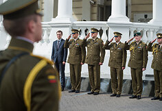 Lietuvoje lankosi Moldovos kariuomenės vadas brigados generolas Igor Cutie