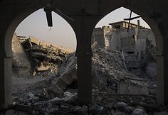 Sugriautas Mosulo miestas