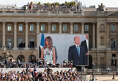 E.Macronas ir D.Trumpas Paryžiuje paminėjo Bastilijos paėmimo dieną