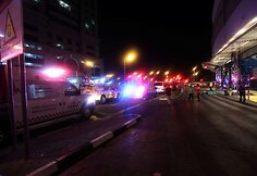 Gaisras viename aukščiausių Dubajaus dangoraižių