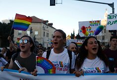 Jeruzalėje tūkstančiai žmonių dalyvavo homoseksualų parade