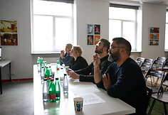 Jaunuosius talentus vertins bei patirtimi dalinsis reklamos pasaulio žvaigždė Andr&eacute; Toledo