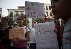 Ispanijoje po atakų musulmonai protestavo prieš antiislamiškus nusikaltimus