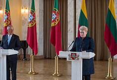 Prezidentė susitinka su Portugalijos Prezidentu Marcelo Rebelo de Sousa