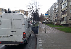 Sulaikytas mikroautobusas