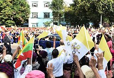 Popiežius Pranci&scaron;kus Mianmare