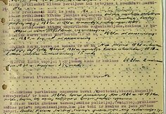 Lietuvos komunistų partijos (bol&scaron;evikų) centro komiteto Sekretoriato nario Antano Sniečkaus pildytos anketos LKP(b) atstovybei prie Kominterno vykdomojo komiteto i&scaron;trauka. 1933 m. spalio 28 d.
