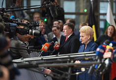 Dalia Grybauskaitė Europos Vadovų Taryboje Briuselyje