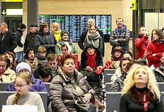 Kauno autobusų stotyje skambėjo moksleivių kūriniai