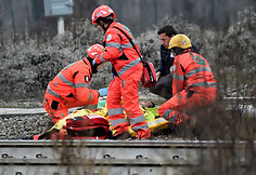 Traukinio avarija Milane