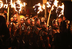 Vikingų festivalis Šetlando salose