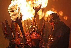 Vikingų festivalis Šetlando salose
