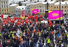 Protestas Suomijoje