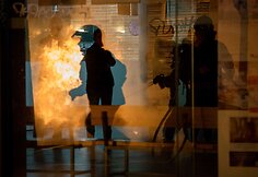 Madride po gatvės prekiautojo mirties įsiplieskė neramumai