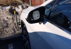 Pavogtas automobilio veidrodėlis