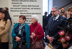 Algimanto Aleksandravičiaus portretų parodos &bdquo;&Scaron;imtmečiui &scaron;imtas&ldquo; atidarymas
