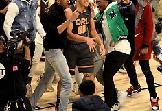 NBA dėjimų konkurso momentai