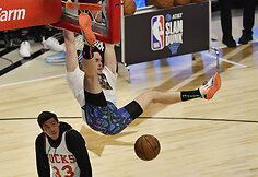NBA dėjimų konkurso momentai
